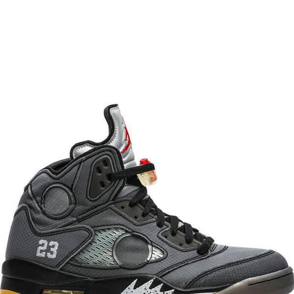 ナイキ  コピー  Jordan 5 Retro Off-White Black ジョーダン 3 レトロ CT8480-001